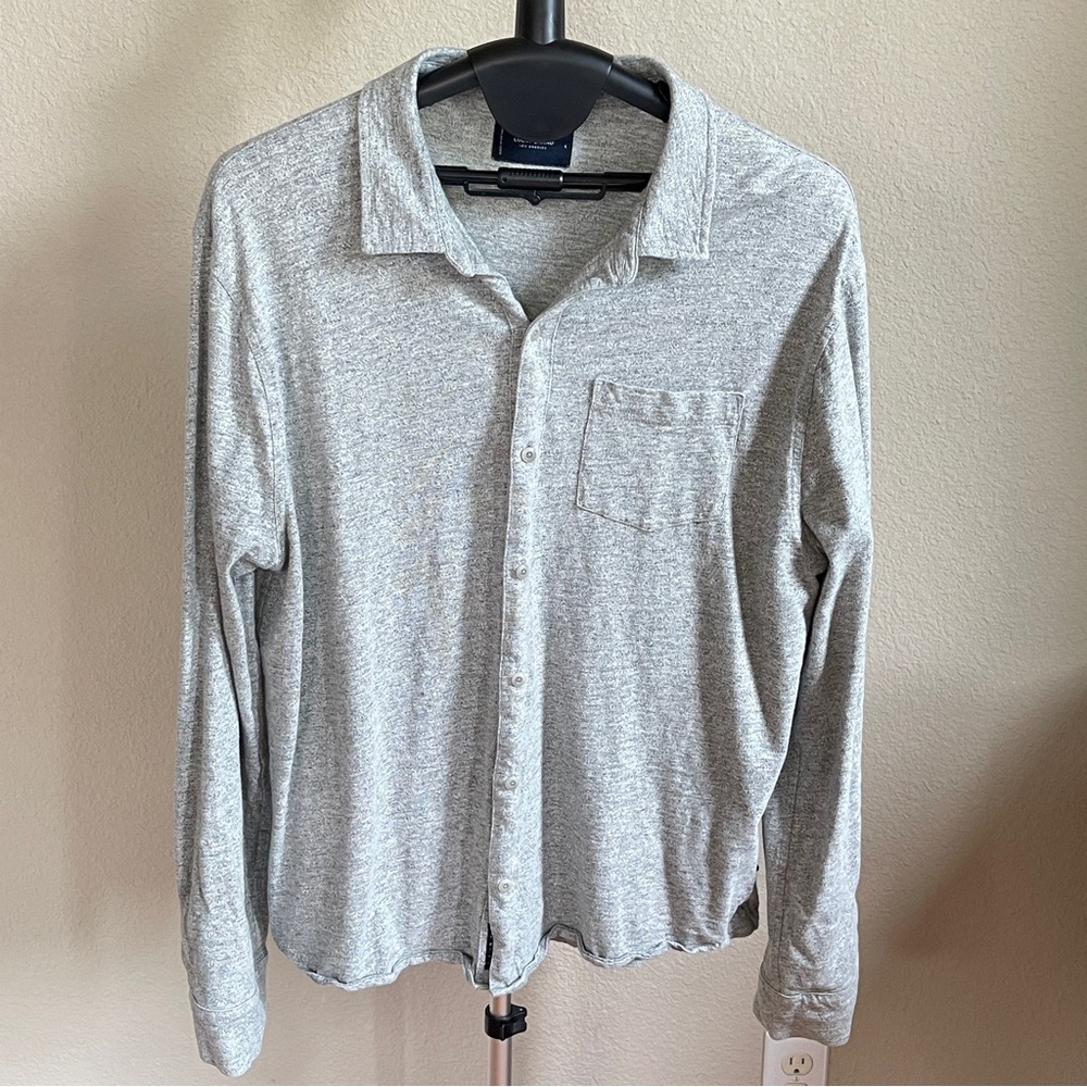 Lucky Brand: Mens Jersey style Casual button-down